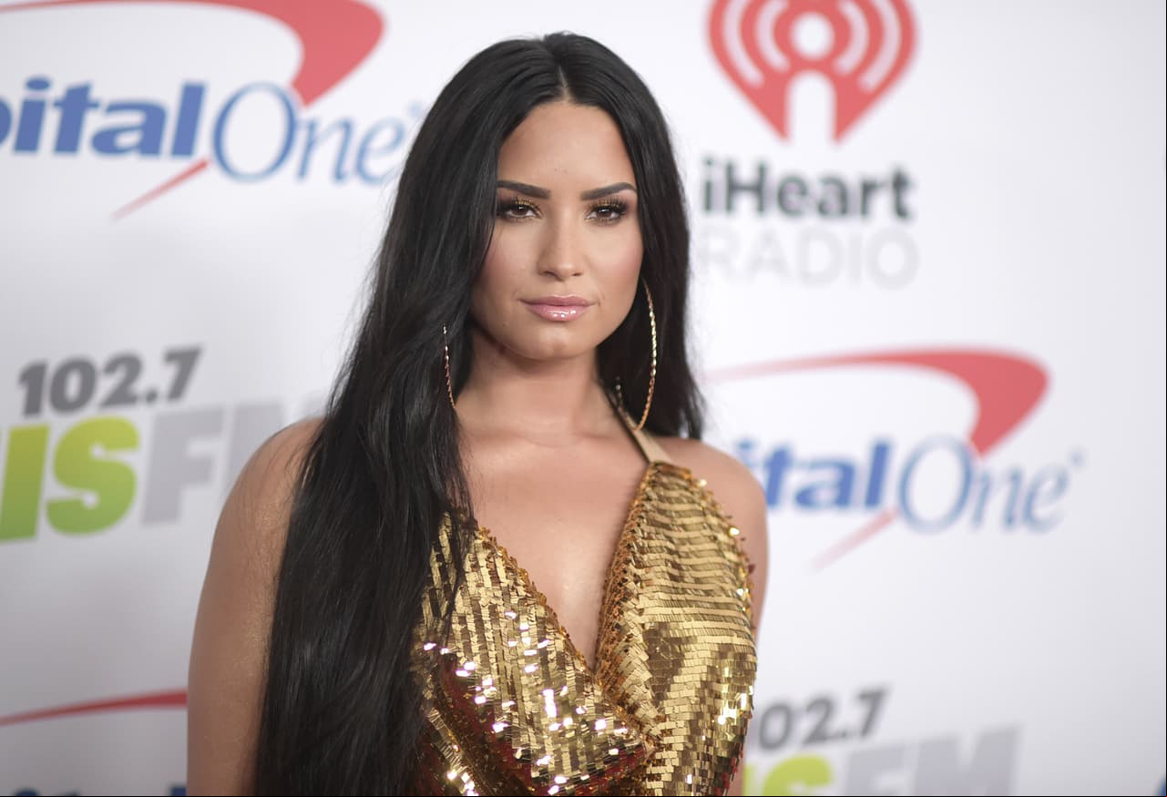 Demi Lovato en el evento Jingle Ball de 2018
