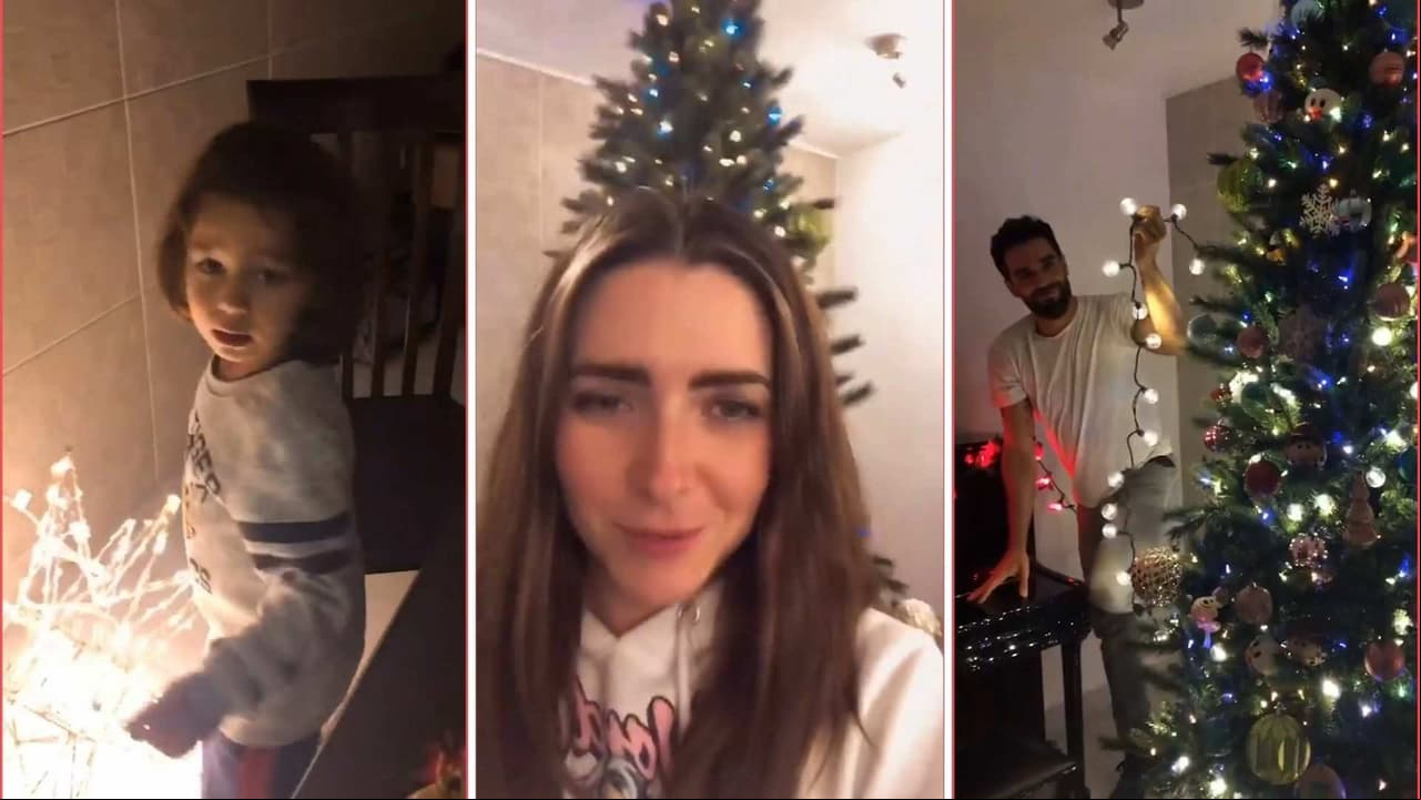 Ariadne Díaz y su hijo muestran su enorme árbol de Navidad: de las esferas de Disney al Santa Claus
