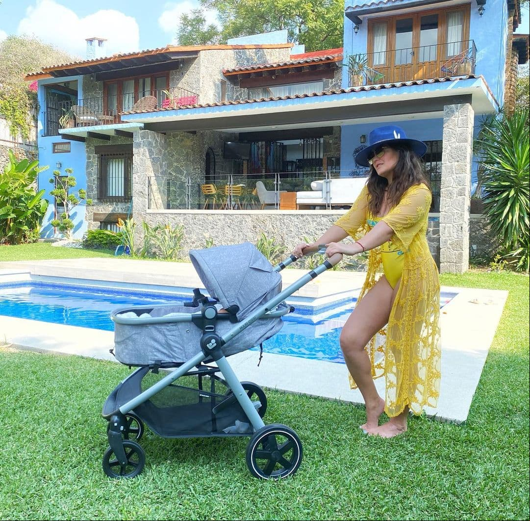 Las desveladas, los llantos sin razón aparente y todas las primeras veces que ha vivido con Lucca han sido experiencias fuertes pero que, sin duda, como buena mamá primeriza ha disfrutado al máximo, incluso, el proceso de recuperación de su propio cuerpo durante y después de la gestación.