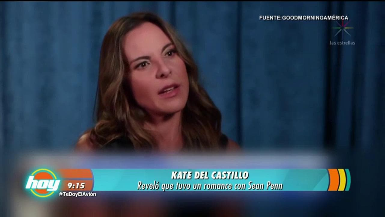 ¡Kate Del Castillo acepta que tuvo sexo con Sean Penn!