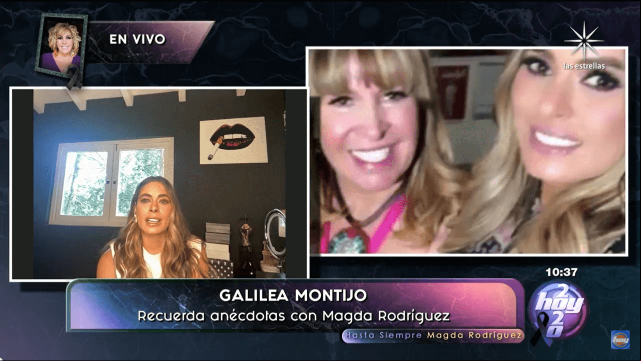 Galilea Montijo se despidió a Magda Rodríguez
