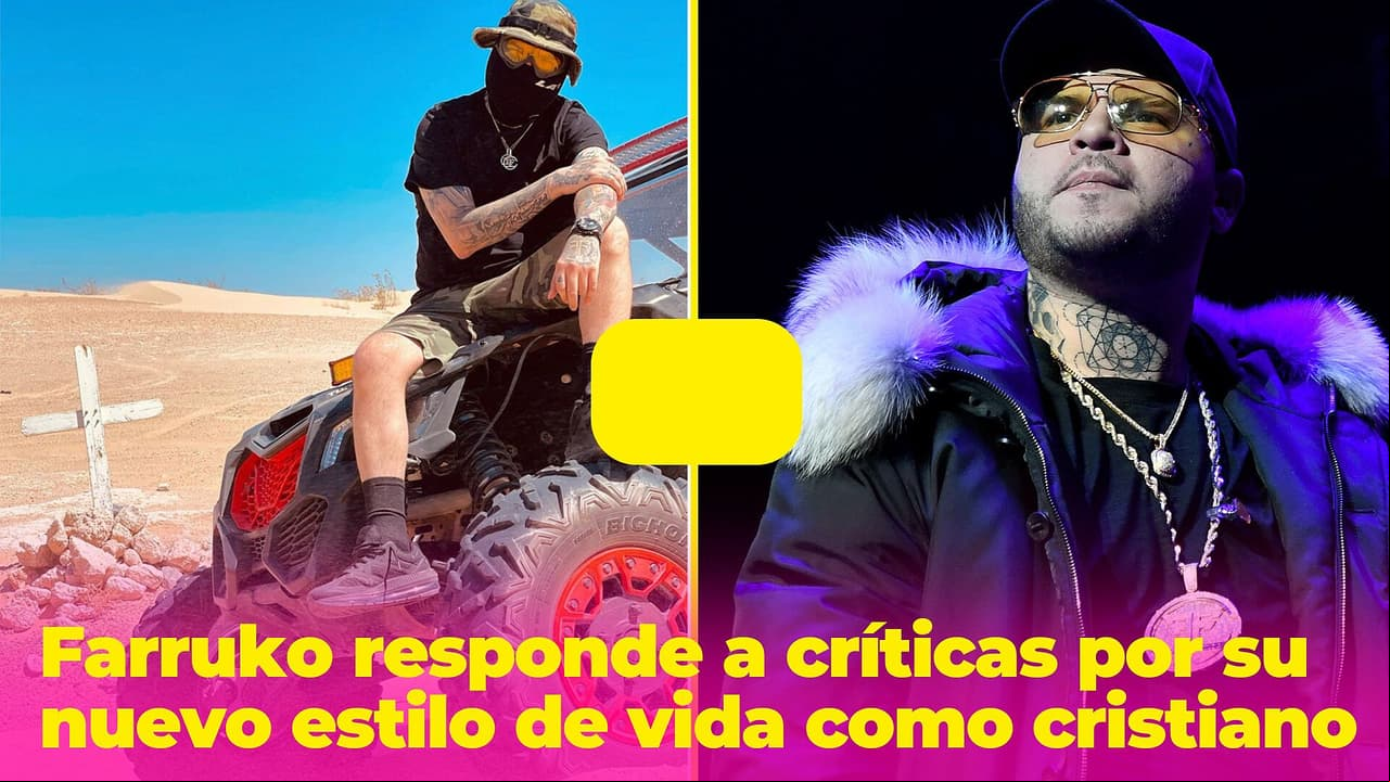 Farruko responde a críticas sobre su nuevo estilo de vida siendo cristiano