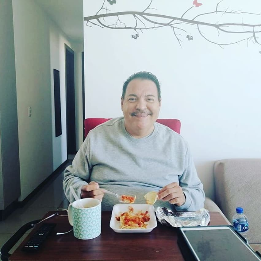 Julio Preciado se recupera tras su trasplante de riñón