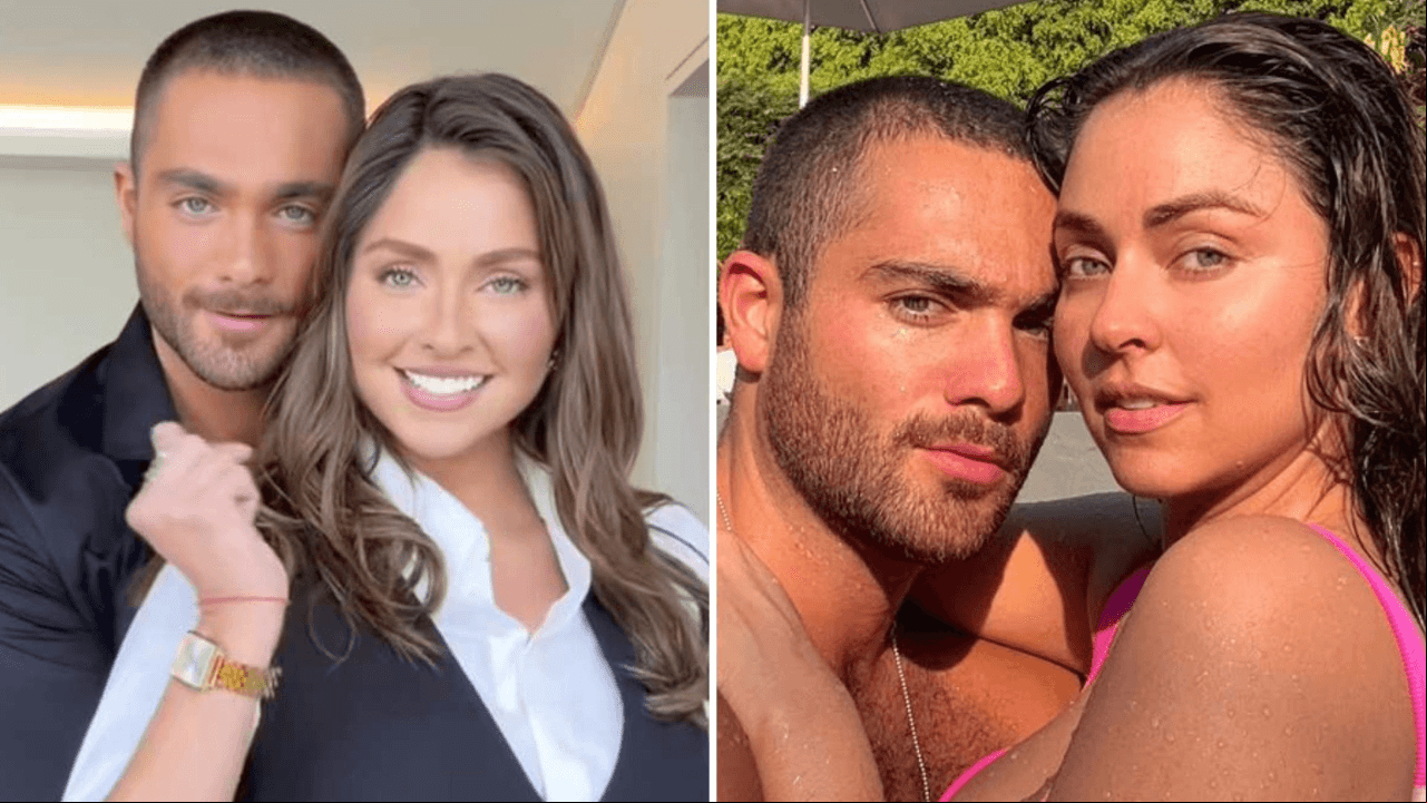 Claudia Martín y Carlos Said de Juegos de amor y poder disfrutan su romance