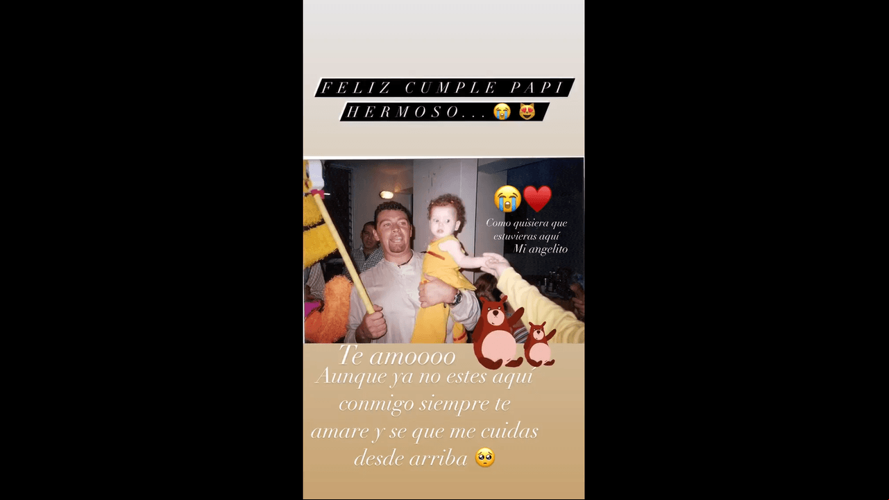 Brigitte Bozzo le dedicó un emotivo mensaje a su papá