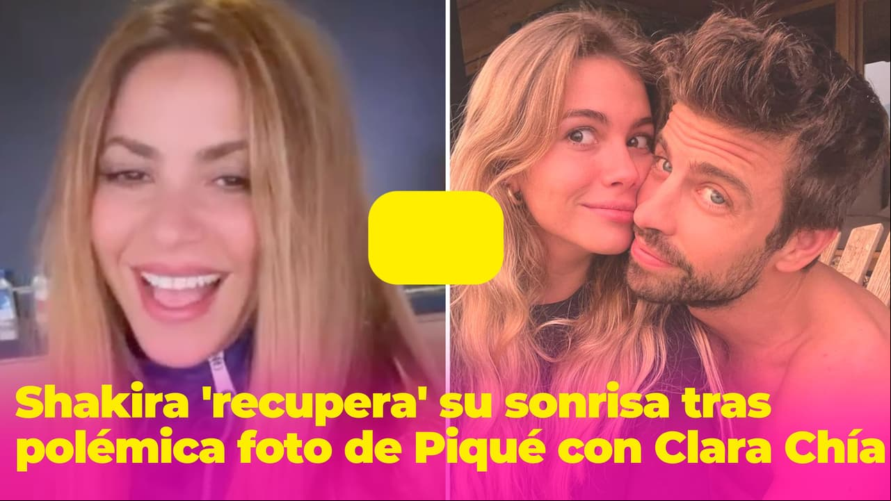 Shakira muestra su mejor sonrisa luego de que Piqué se exhibiera en redes con Clara Chía