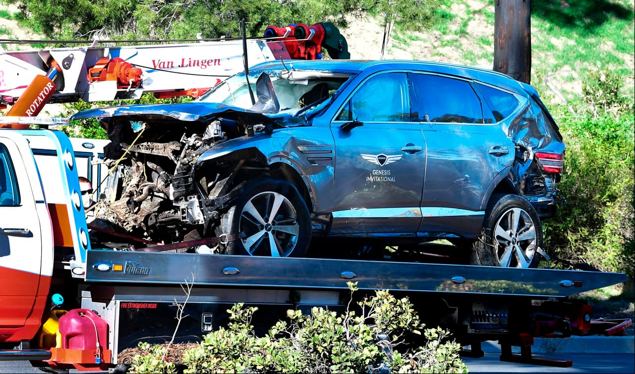 Tiger Woods no enfrenta cargos por el accidente que puso en riesgo su vida 