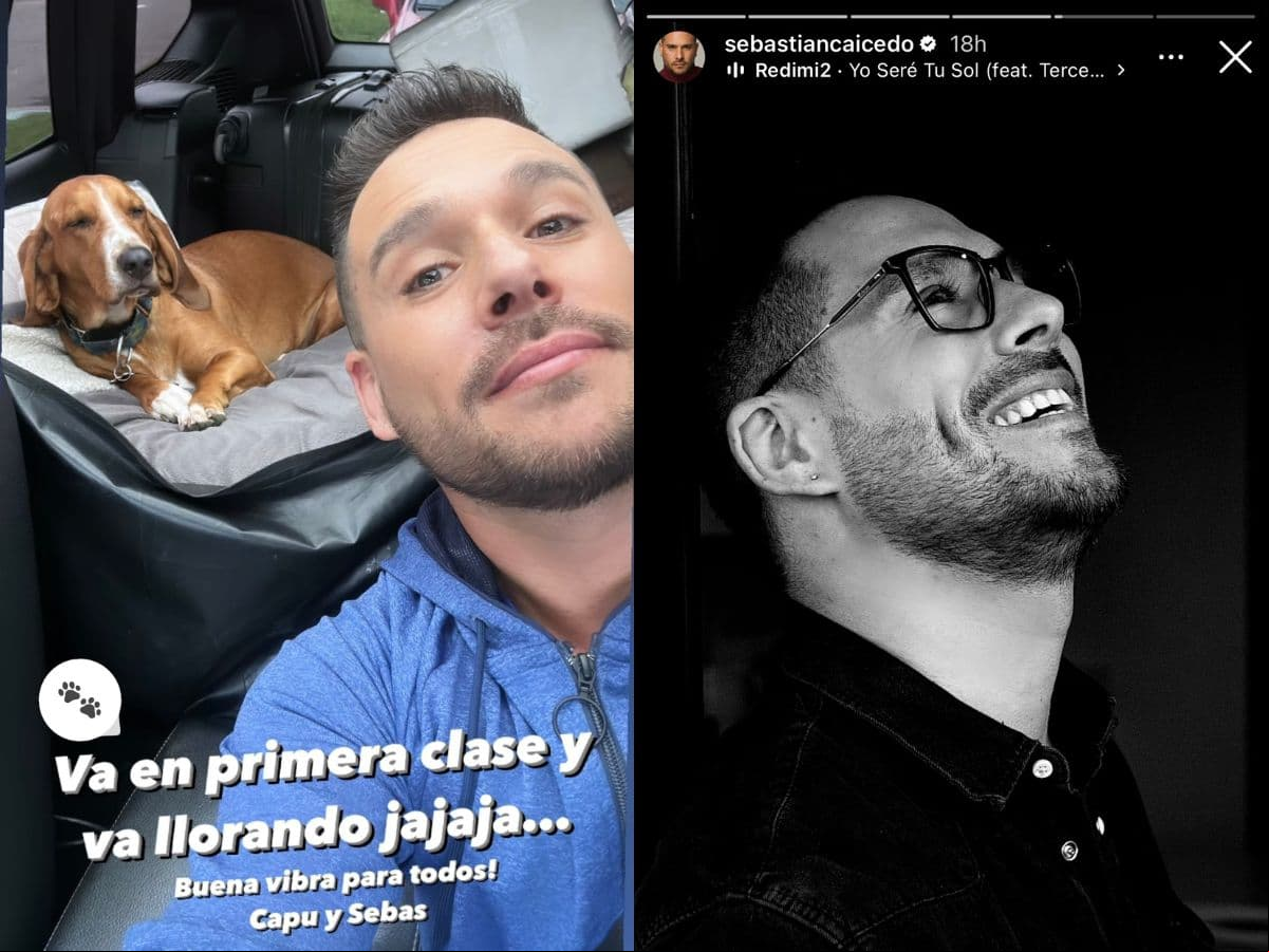 El actor apareació feliz y radiante en redes.