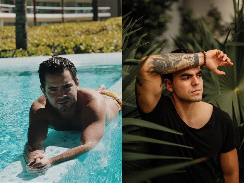 Al igual que sus hermanas, José Eduardo Derbez también tiene un clon dentro del espectáculo, se trata ni más ni menos que de Adriano Zendejas.