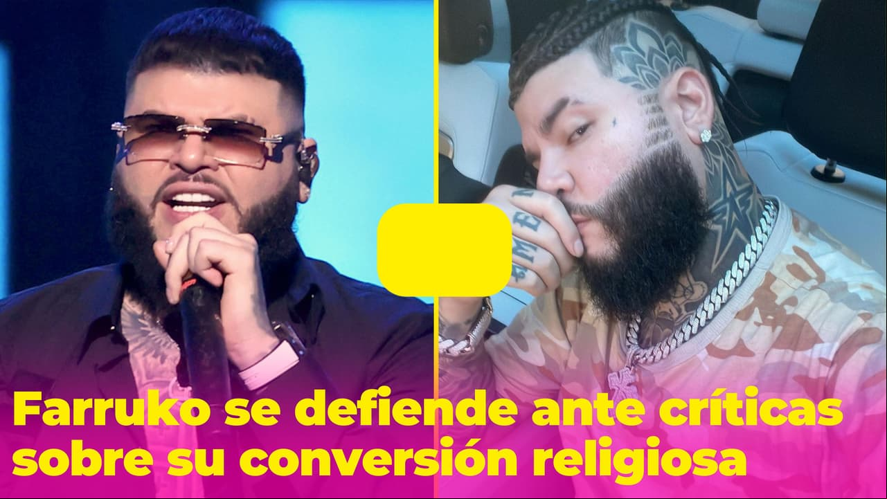 Farruko se defiende de los que critican su conversión religiosa: "He visto los memes"