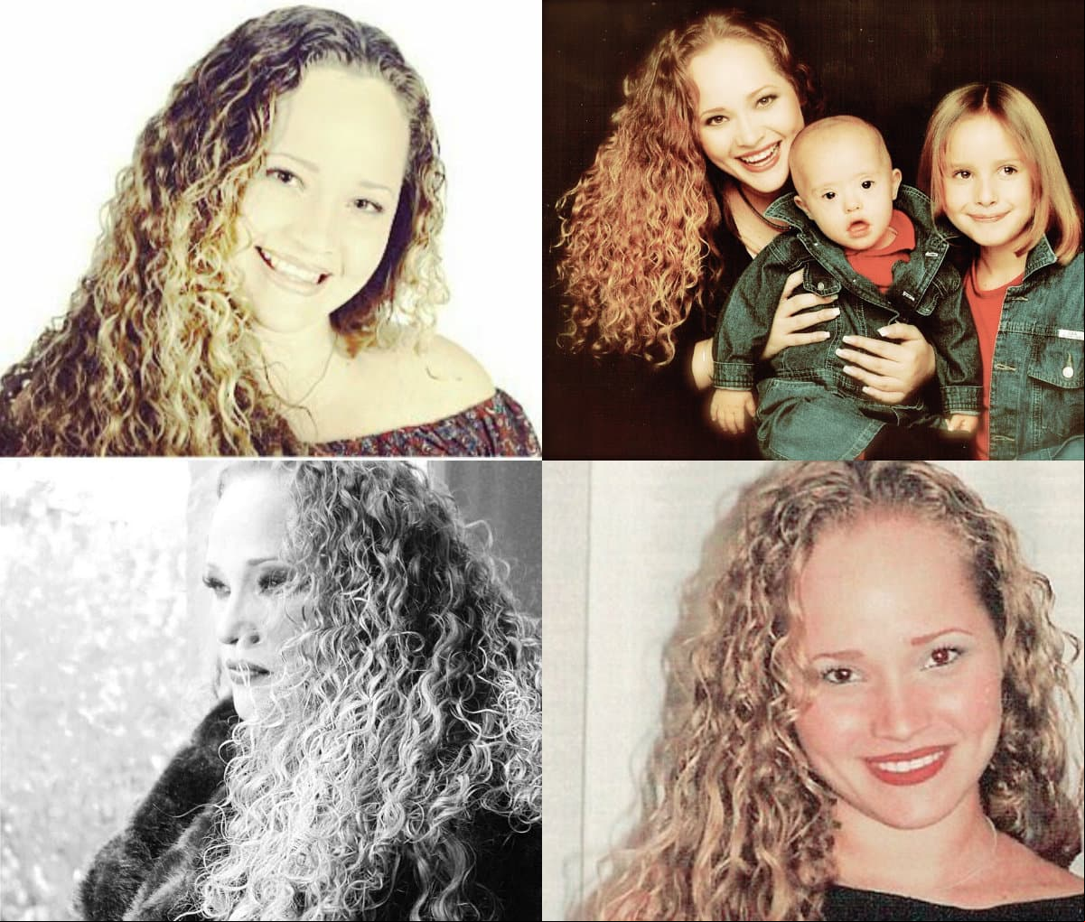 Así lucía antes Erika Alcocer.
