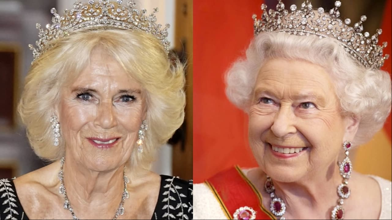 Camila Parker y Reina Isabel II