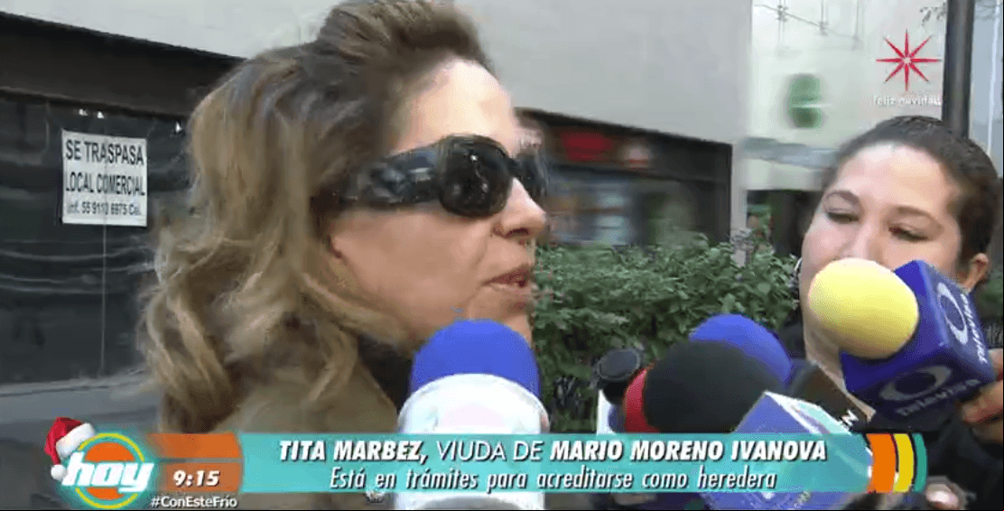 Tita Marbez hereda los bienes del fallecido hijo de Cantinflas