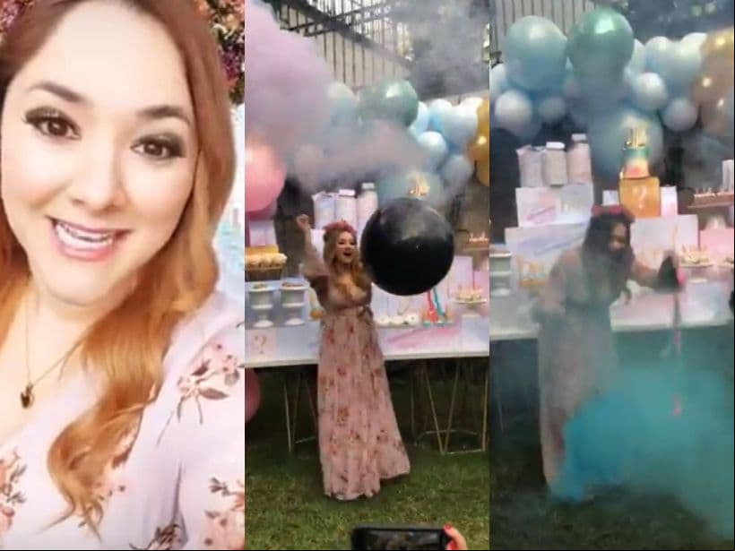 Sherlyn revela el sexo de su bebé