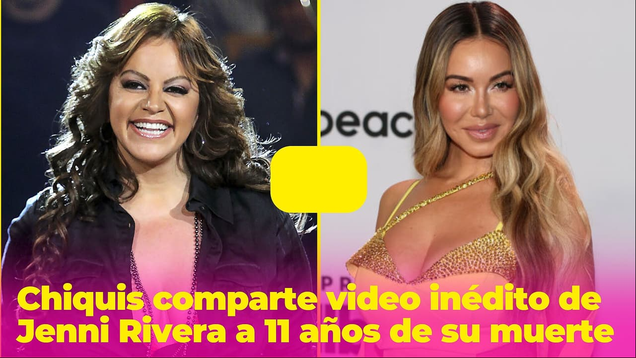 Con video inédito de Jenni Rivera, Chiquis la recuerda a 11 años de su muerte