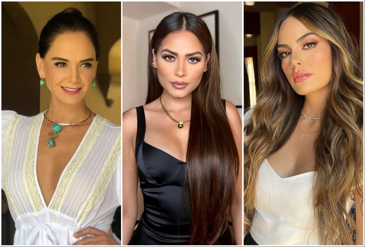 Ximena Navarrete posa junto a las Miss Universo en portada