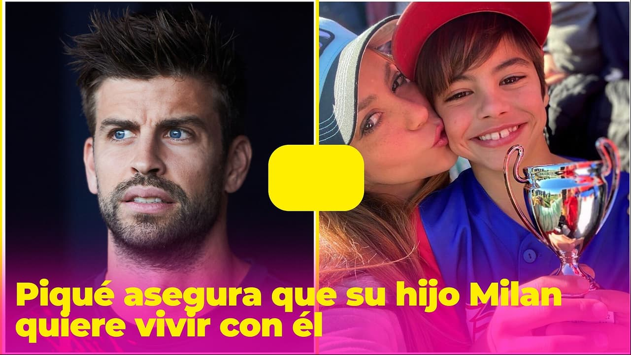Piqué habló como pocas veces de su relación con Milan, su hijo mayor: "Le apetece mucho vivir conmigo…"