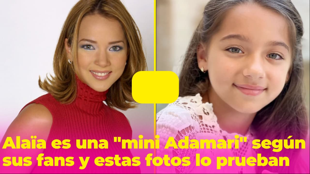 Alaïa es igualita a Adamari López cuando actuó en 'Amigas y Rivales': estas fotos lo demuestran