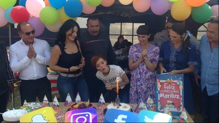 Mariluz Bermúdez festeja su cumple en El Bienamado