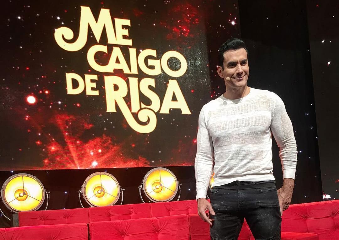 David Zepeda tuvo una divertida participación en "Me caigo de risa"