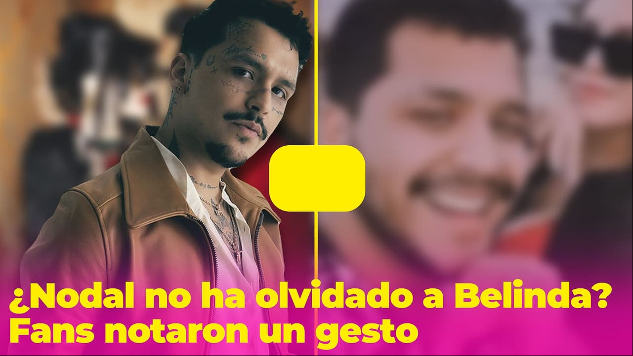 Acusan a Nodal de dedicarle a Cazzu un gesto que usaba con Belinda y le piden que ya la olvide