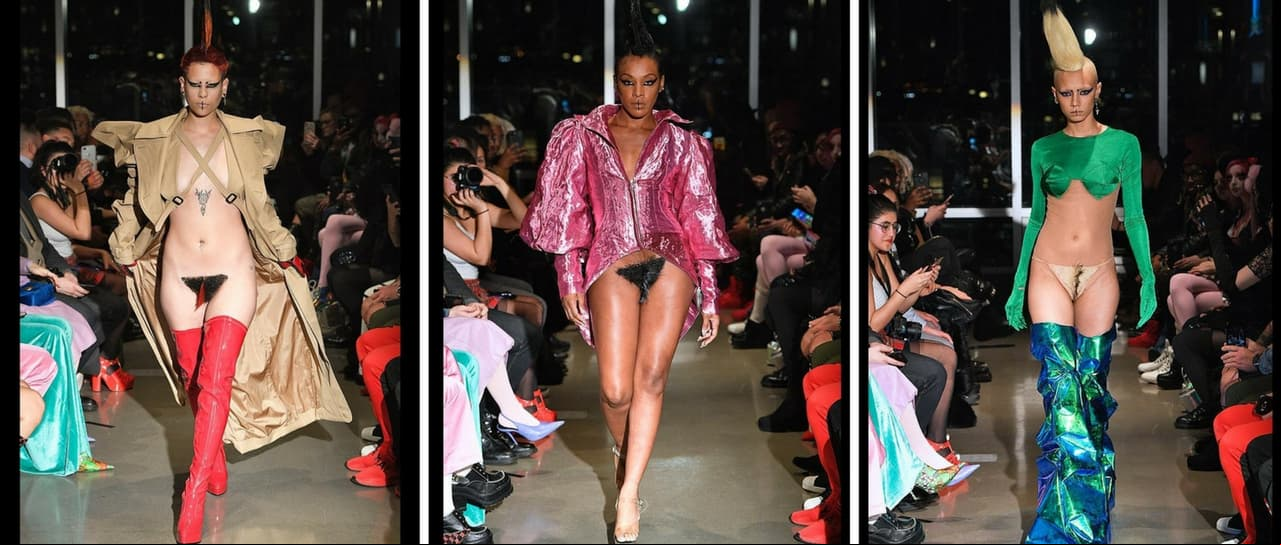 Pelucas vaginales, rios de moda que promueven la diversidad