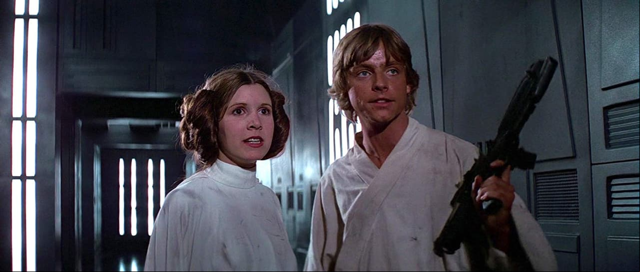 Mark Hamill comparte imagen inédita con Carrie Fisher en ‘Star Wars’
