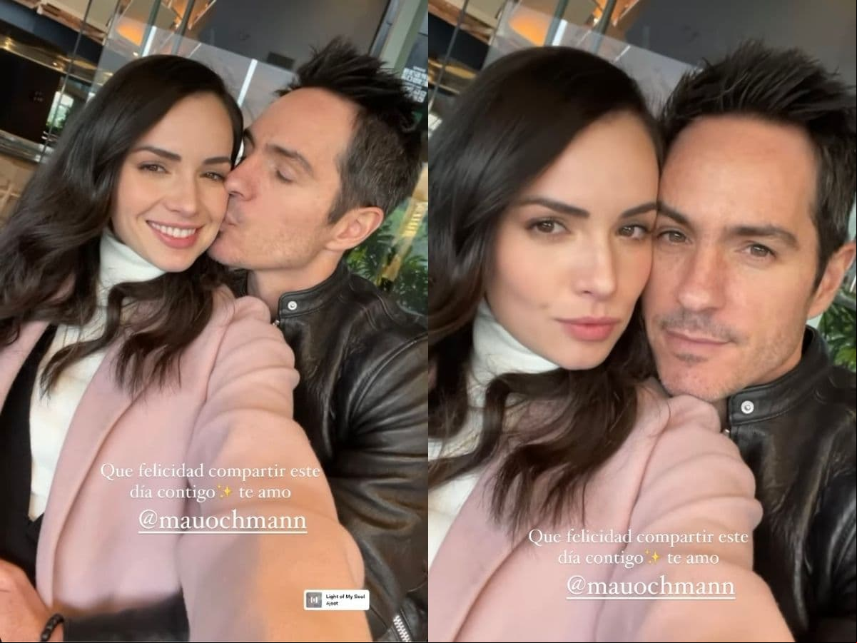 Mauricio Ochmann posa como nunca antes con su novia Paulina Burrola