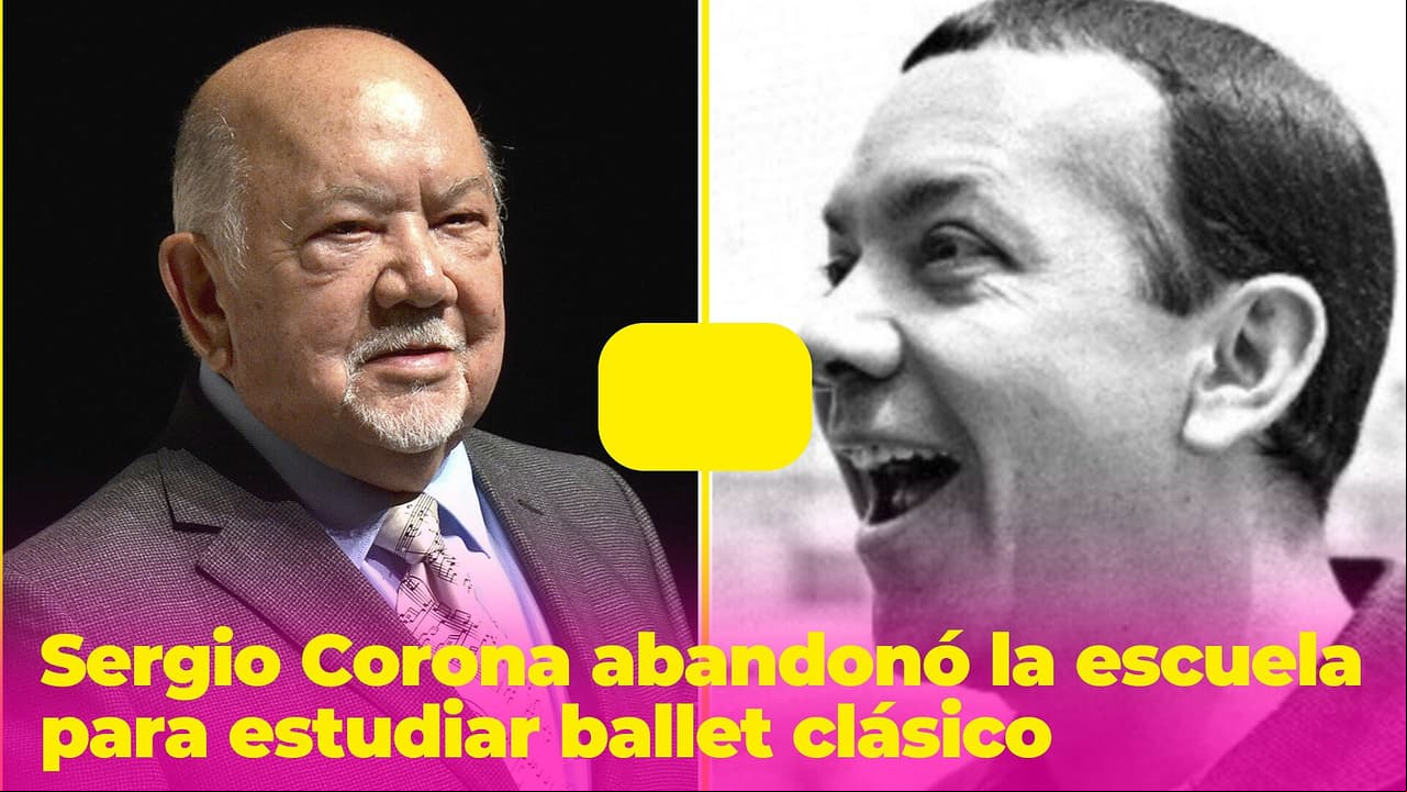 Sergio Corona abandonó la escuela para estudiar ballet clásico, pero pocos lo saben