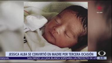 Jessica Alba es mamá por tercera vez