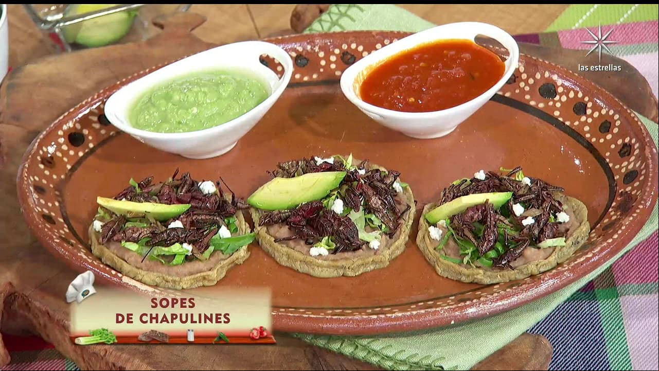 Prepara este delicioso antojito mexicano: Sopes de chapulines