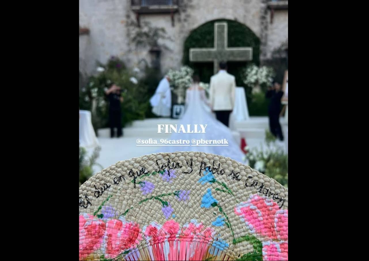 Boda Sofía Castro y Pablo Bernot.