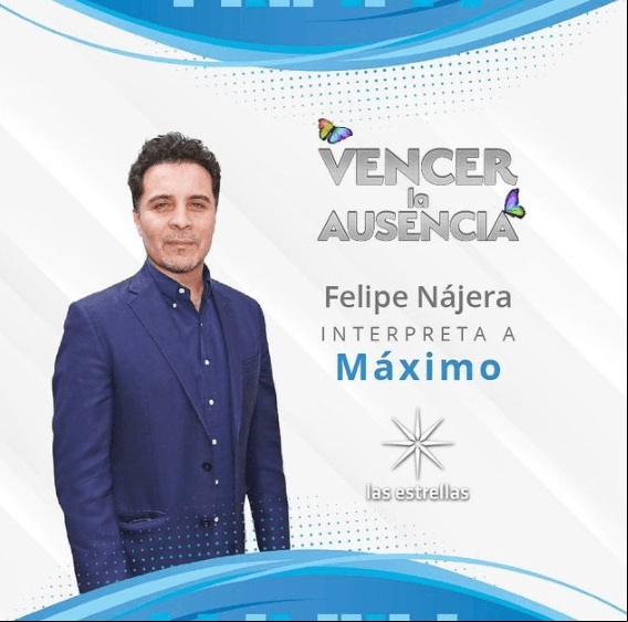 Felipe Nájera será 'Máximo' en la telenovela.
