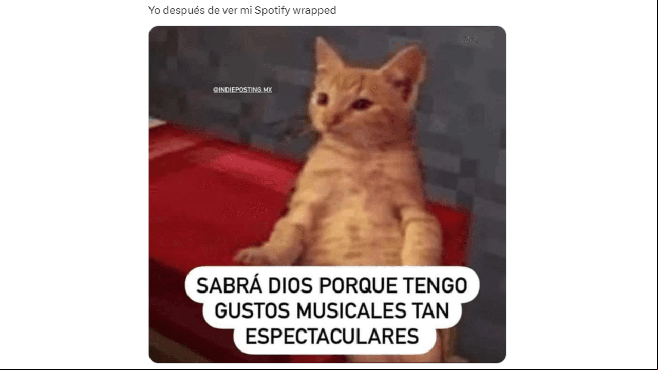 Internet reaccionó al Spotify Wrapped 2023