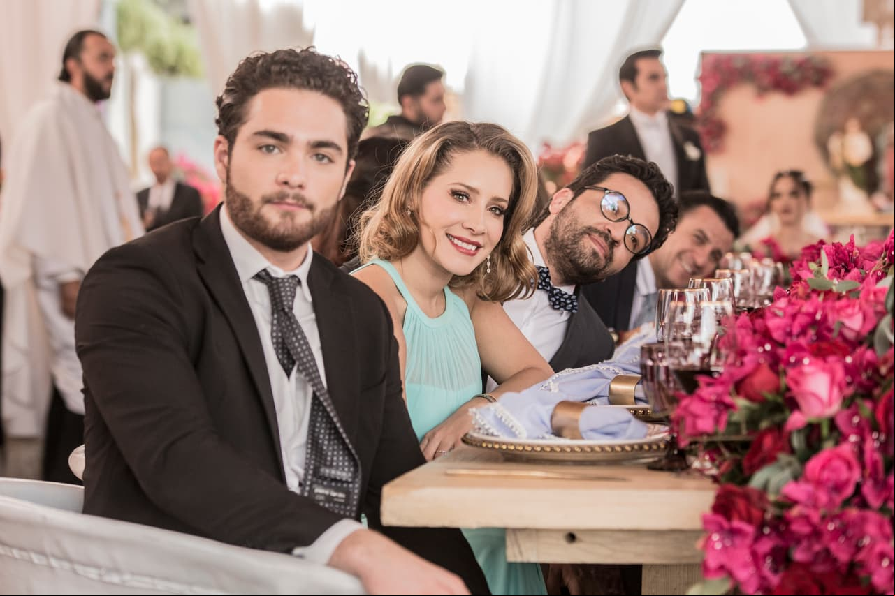 Luis, Ivette, Crucita y Germán posaron para la cámara.