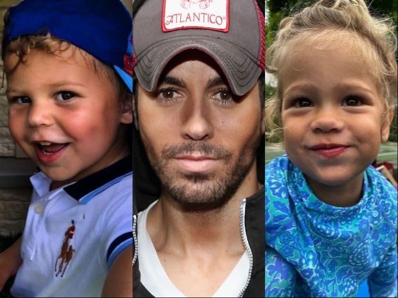 Enrique Iglesias muestra como pocas veces a sus mellizos e impacta por lo grandes que lucen