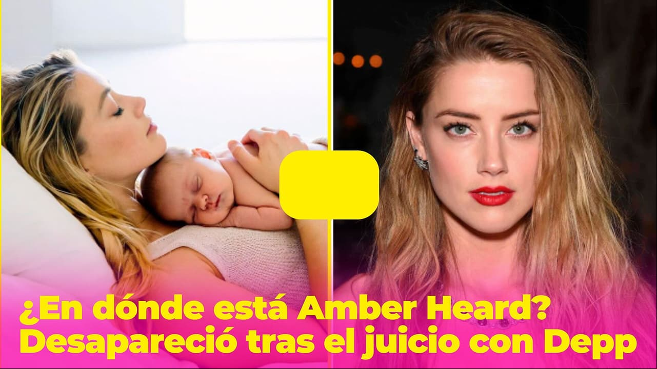 Amber Heard desapareció después del juicio con Johnny Depp y volvió con una sorpresa que mejoró su vida