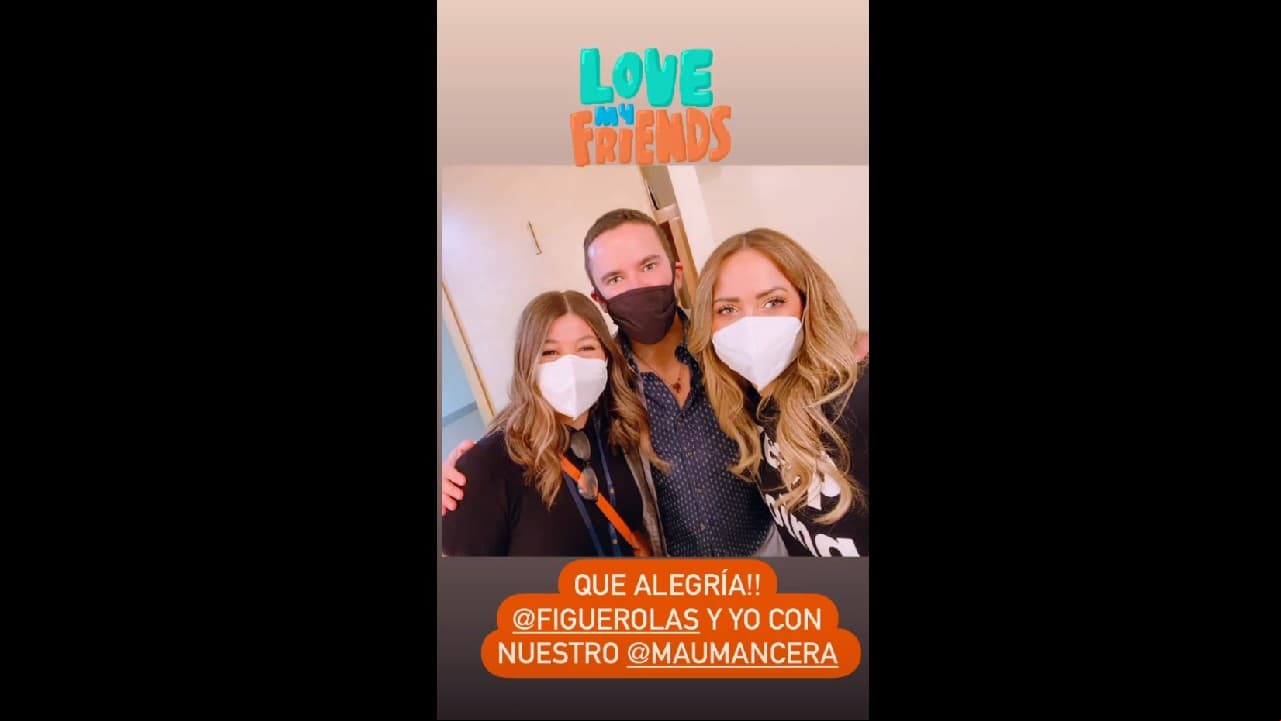 Andrea Legarreta mostró el tierno reencuentro que tuvo con Mauricio Mancera