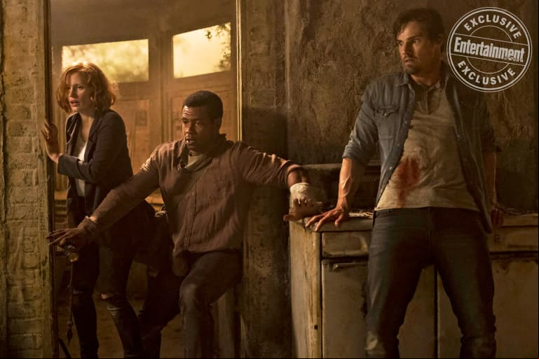 En las imágenes, aparece El Club de los Perdedores en su versión adulta. Jessica Chastain, James McAvoy y Bill Hader interpretarán a Beverly, Bill y Richie, respectivamente.