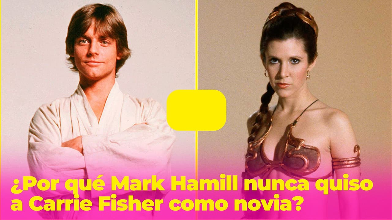 Mark Hamill besó a Carrie Fisher detrás de cámaras, pero nunca la quiso como novia