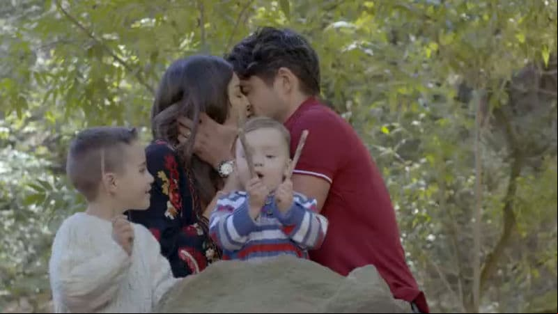 Marina y Ricardo decidieron formar una hermosa familia por siempre. FIN