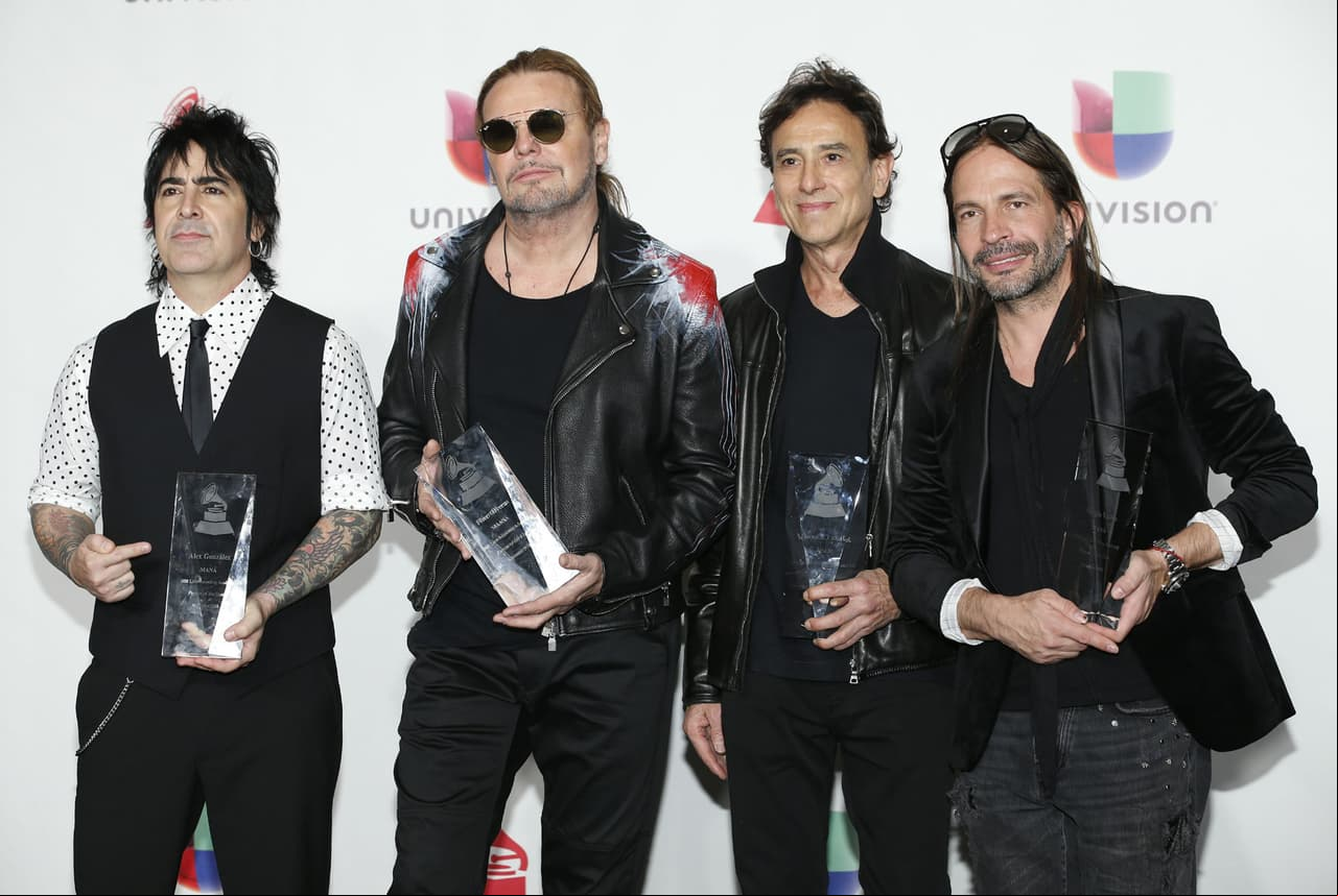 Alex González. El baterista de Maná disfruta al máximo el éxito de la agrupación mexicana.