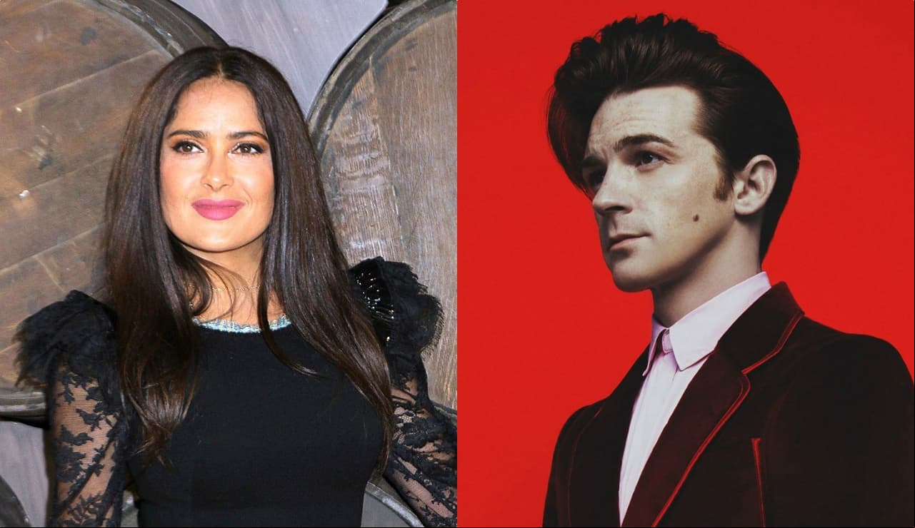 Salma Hayek deja sin palabras a Drake Bell