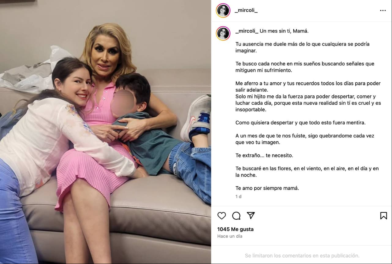 Dulce y su hija Romina Mircoli.