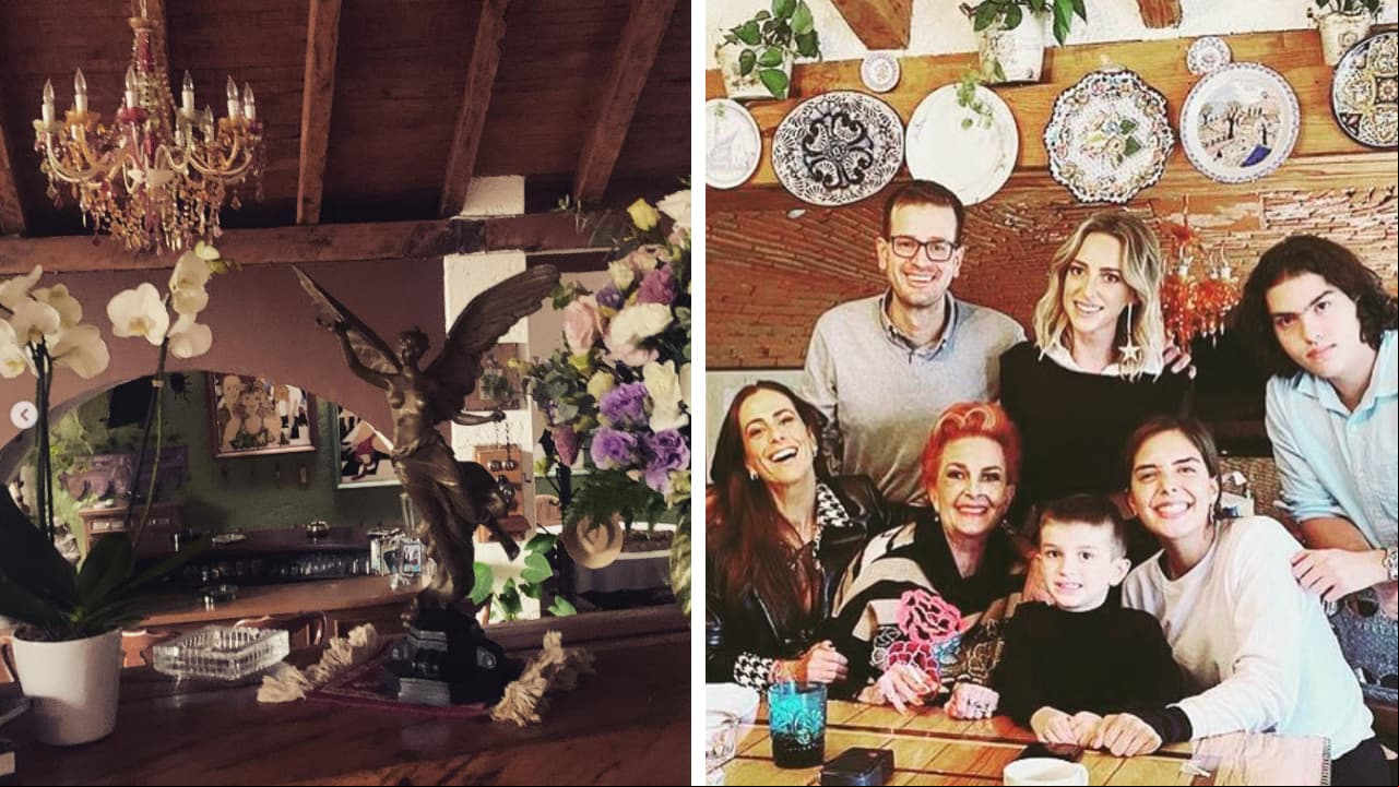 Talina Fernández tenía en la decoración de su casa piezas únicas de arte