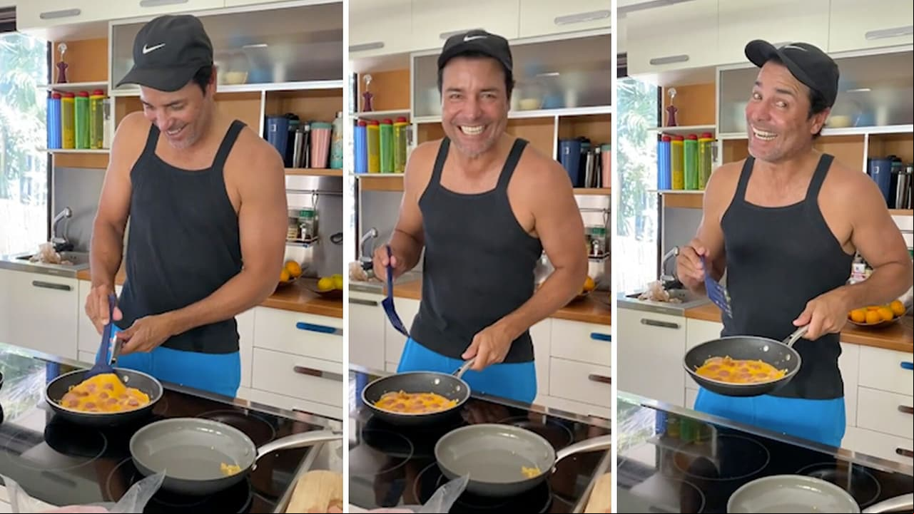 Chayanne se viraliza por preparar desayuno en el Día de las Madres