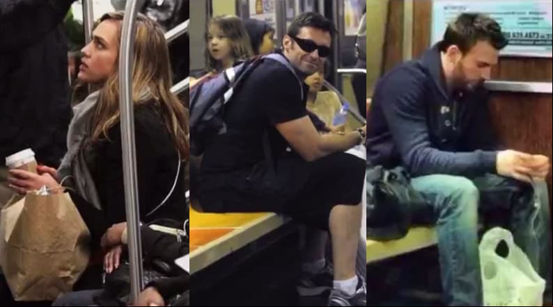 VIDEO: ¡Famosos que se transportan en metro!