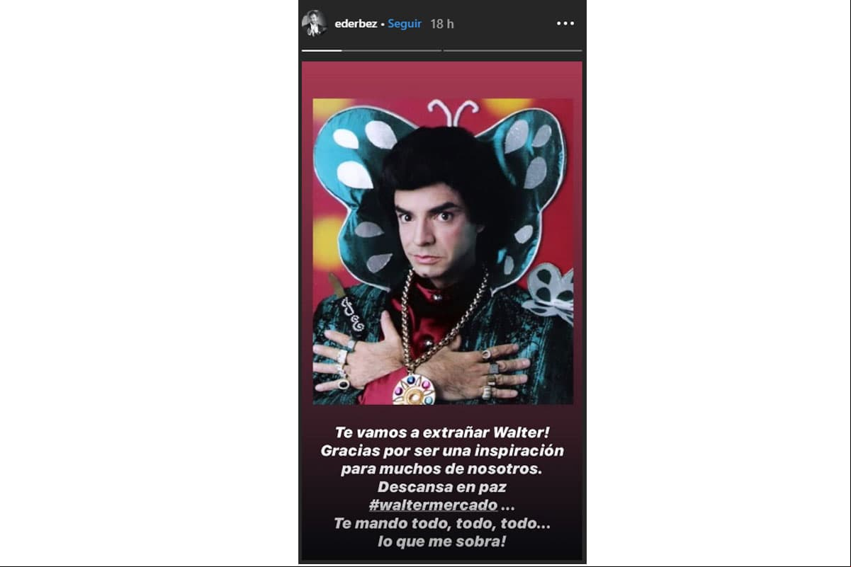 Eugenio Derbez como "Julio Esteban" se despide de Walter Mercado