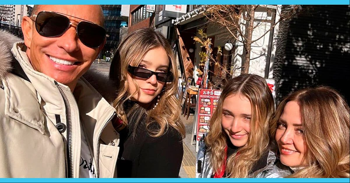 Mía y Nina Rubín reaparecen junto a sus papás en mágico viaje por Suiza