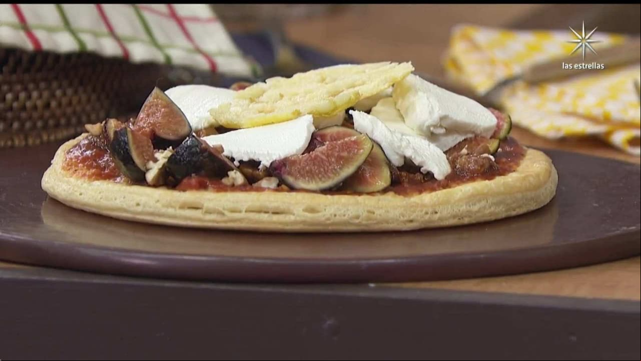 Cocinando con Sherlyn: ‘PIZZA CRUJIENTE DE HIGO Y ALBAHACA CON QUESO DE CABRA’